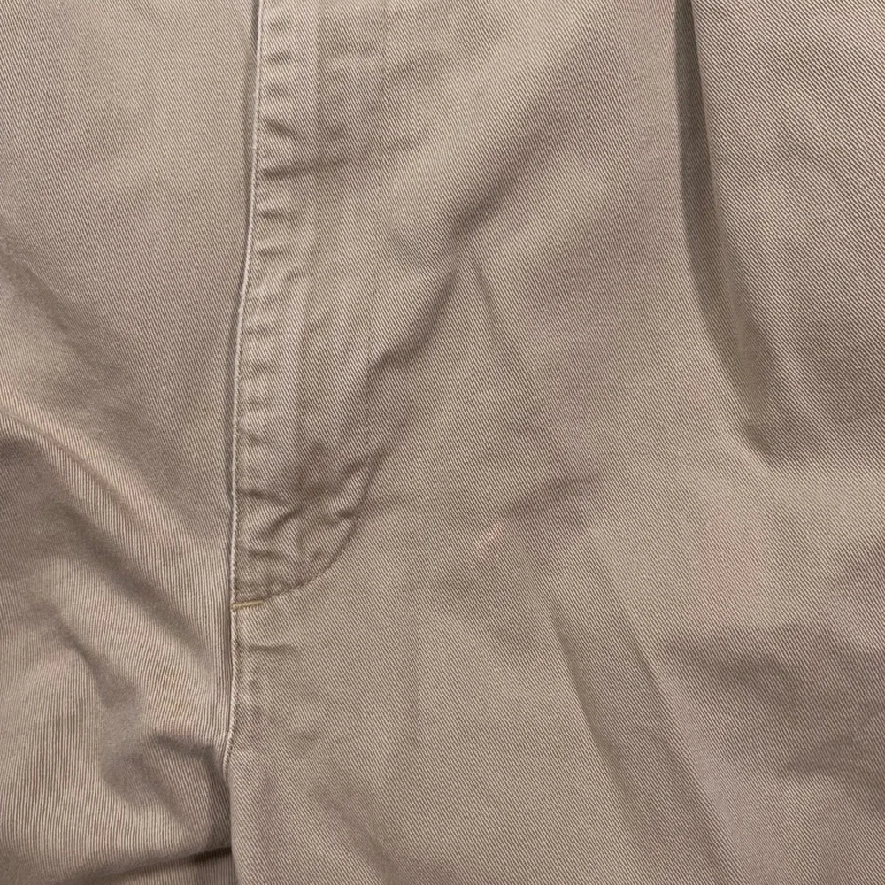 VTG Polo Ralph Lauren Polo Chinos Mens 38x32 Double Pleated Khaki Preppy Grandpa